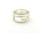 GUCCI Sterling Silver Stencil G Logo Ring Size 6.25 Carousel 3