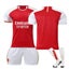 Arsenal F.C. Home Jersey Soccer Practice Outfits for Kids Adults Carousel 1