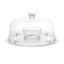 Lemon & Lime Crystal Plastic Multifunction Cake Display Stand With Lid 32x31cm Carousel 6