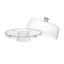 Lemon & Lime Crystal Plastic Multifunction Cake Display Stand With Lid 32x31cm Carousel 7