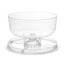Lemon & Lime Crystal Plastic Multifunction Cake Display Stand With Lid 32x31cm Carousel 8
