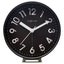NeXtime Reflect Plastic 12.5x13cm Analogue Desk Alarm Clock w Night Light Black Carousel 1