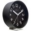 NeXtime Reflect Plastic 12.5x13cm Analogue Desk Alarm Clock w Night Light Black Carousel 2