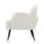 Armchair Lounge Chair Armchairs Accent Arm Chairs Sherpa Boucle White Carousel 4