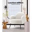 Armchair Lounge Chair Armchairs Accent Arm Chairs Sherpa Boucle White Carousel 5