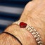 Natural Baltic Amber Heart Macrame Bracelet Carousel 5