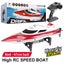RC Speed Boat Toy, Long Distance Remote Control Boat for Pool and Lakes (Red) Carousel 1