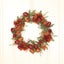 Ruilonghai Autumn Artificial Christmas Wreath Leaf Wreath Front Door Decoration Carousel 1