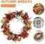 Ruilonghai Autumn Artificial Christmas Wreath Leaf Wreath Front Door Decoration Carousel 2