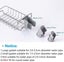 Stainless Steel Kitchen Faucet Non-Slip Storage Rack Carousel 4