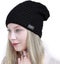 Thick Warm Winter Beanie Hat Soft Stretch Slouchy Skully Knit Cap For Women Carousel 1