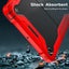 Apple iPad 7, 8, 9 (10.2 inch) Red Black Shockproof Rugged Case with Kickstand Carousel 8