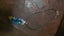 Vintage Art Glass Pendant Necklace Carousel 1