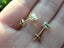 0.50 Ct Round Cut Moissanite Diamond 14K Yellow Gold Screw back Stud Earrings Carousel 9