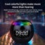 Wireless Rechargeable Spherical Speaker Digital Clock Carousel 9