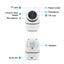 1080P Full HD Wireless Mini IP Home Security Auto Tracking Smart Surveillance... Carousel 5