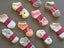 Women's - Girl's Ankle Socks Randomly Pattern - 36 PAIRS Carousel 5