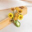 Sunflower Brooch Lapel Pin Plant Vase Flower Carousel 2