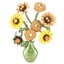 Sunflower Brooch Lapel Pin Plant Vase Flower Carousel 4