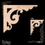 Carved wooden Lace Fretwork Corner -Rusell (FW16) 292mm x 255mm Carousel 1