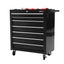 Tool Chest and Trolley Box Cabinet 7 Drawers Cart Garage Storage Black Carousel 3