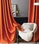 460CM Wide X 205CM Thick & Heavy Linen Effect Thermal Ready to Hang Curtains Carousel 5