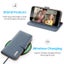 DUX DUCIS iPhone 11 Pro Genuine Leather Wallet Case Flip Stand Cover Blue Carousel 3