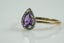 STUNNING Pear Cut Amethyst Diamond Ring 9ct SALE Carousel 5