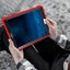 Apple iPad 7, 8, 9 (10.2 inch) Red Black Shockproof Rugged Case with Kickstand Carousel 9