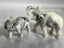 Vintage Stone Carved Elephant Figurines - signed to feet Carousel 12