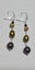 Hook earrings made of 925 sterling silver. Freshwater pearls Author's work New Carousel 2