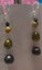Hook earrings made of 925 sterling silver. Freshwater pearls Author's work New Carousel 3