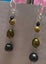 Hook earrings made of 925 sterling silver. Freshwater pearls Author's work New Carousel 5