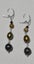Hook earrings made of 925 sterling silver. Freshwater pearls Author's work New Carousel 7