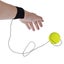 Rubber Balls with Wrist Strap Bounce and Return Kids' Active Play -Yellow Carousel 2