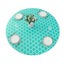 Round Tablecloth Waterproof Oilproof Elastic Dining Protector-Green Carousel 1