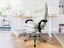 Office Chair with Footrest PU White Carousel 11