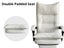 Office Chair with Footrest PU White Carousel 4