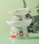 15-degree tilt Cat Ceramic Bowls Christmas Carousel 5