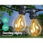 Jingle Jollys 50m LED Festoon String Lights 50 Bulbs Kit Wedding Party Christmas Carousel 3