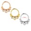 6pc Nose Ring Earring Carousel 8