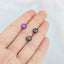 3PCS Tongue Nail Piercing Barbell Carousel 8