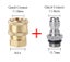 Pressure Fitting Adapter Kit M14(M)x1/4 QC(M) + M14(F)x1/4 QC(F) Carousel 2