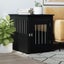 Dog Crate Furniture Black 55x75x65 Cm Engineered Wood Ntntoi Carousel 1