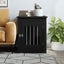 Dog Crate Furniture Black 55x75x65 Cm Engineered Wood Ntntoi Carousel 3