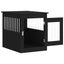 Dog Crate Furniture Black 55x75x65 Cm Engineered Wood Ntntoi Carousel 6