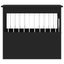Dog Crate Furniture Black 55x75x65 Cm Engineered Wood Ntntoi Carousel 8