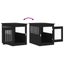 Dog Crate Furniture Black 55x75x65 Cm Engineered Wood Ntntoi Carousel 10