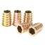 M10*25mm Alloy Hex Drive Head Furniture Nuts Threaded for Wood Insert Carousel 2