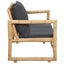 Garden Bench with Cushions Bamboo Toppki Carousel 3